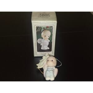 Precious Moments Baby Boy First Christmas Ornament 1993 Enesco 530859